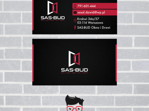 Wizytówki dla firmy SAS-BUD