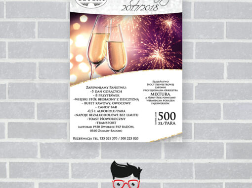 Plakat informujący o imprezie