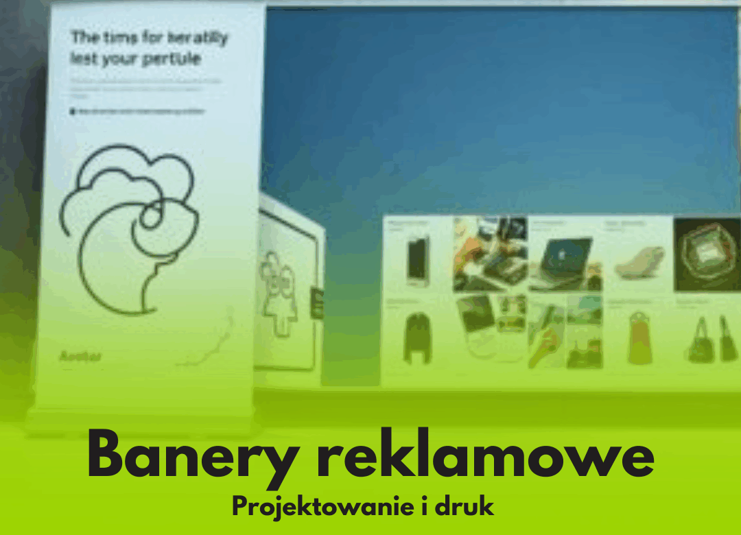 Wysokiej jakości druk i projektowanie banerow reklamowych