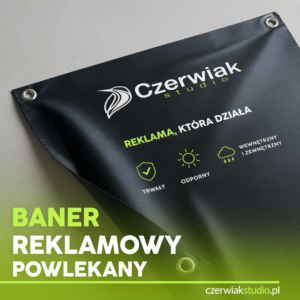 Baner reklamowy powlekany